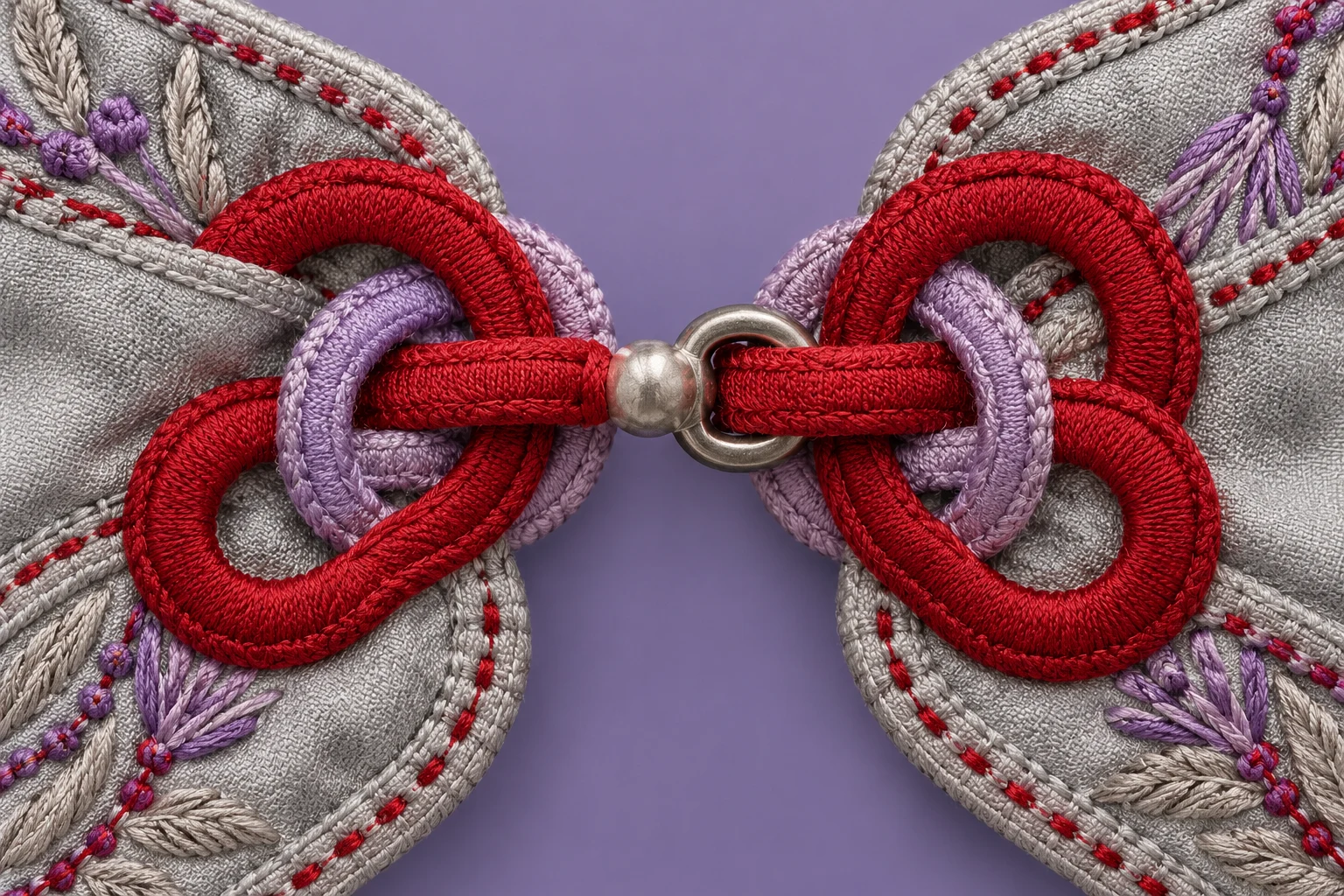 Ilustración IA textil de un cierre inventado; es una metáfora y no representa un dispositivo probado, una contraseña ni una garantía de seguridad.